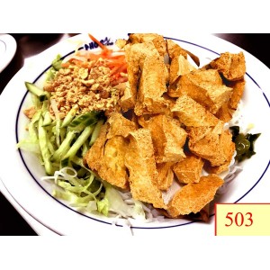 503. BÚN ĐẬU HỦ CHIÊN - DEEP FRIED TOFU WITH VERMICELLI
